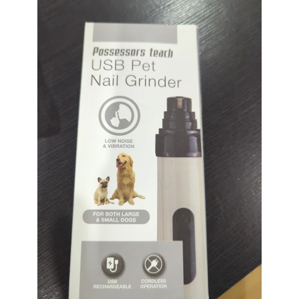 Prossessors Teach USB Pet Nail Grinder for Small and Large Dogs